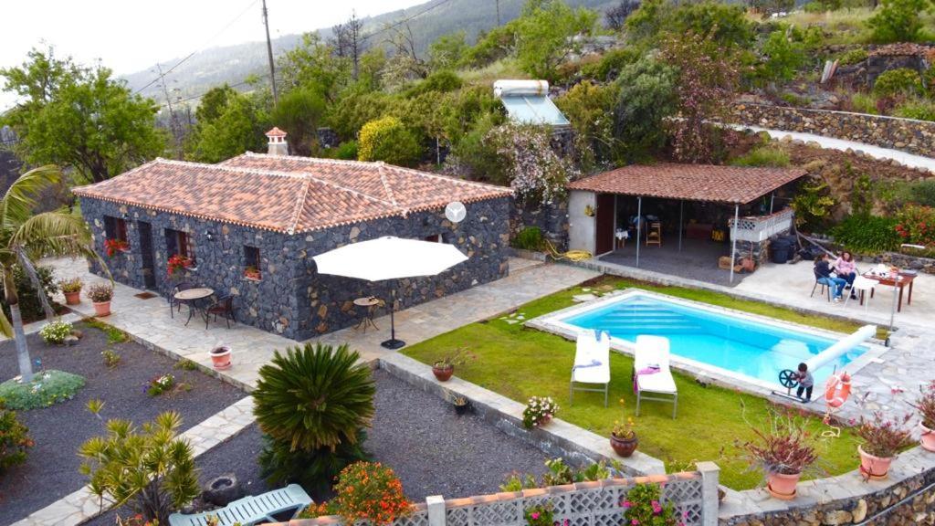 Climatized Pool Free Wifi Casa Rural Las Pareditas Tijarafe Exteriér fotografie