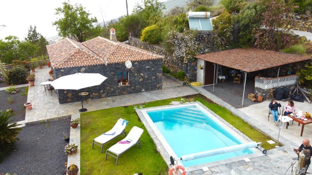 Climatized Pool Free Wifi Casa Rural Las Pareditas Tijarafe Exteriér fotografie