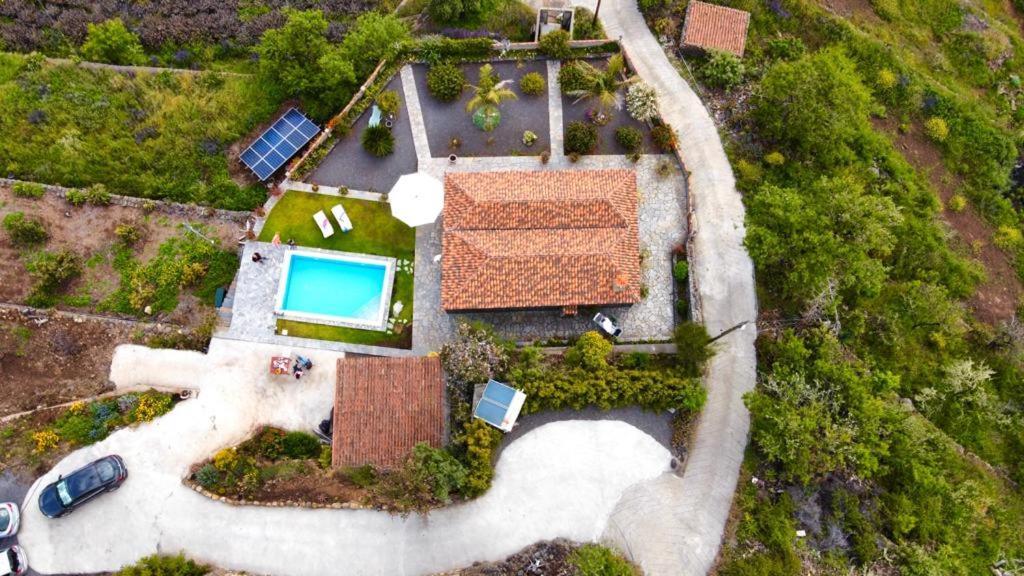 Climatized Pool Free Wifi Casa Rural Las Pareditas Tijarafe Exteriér fotografie