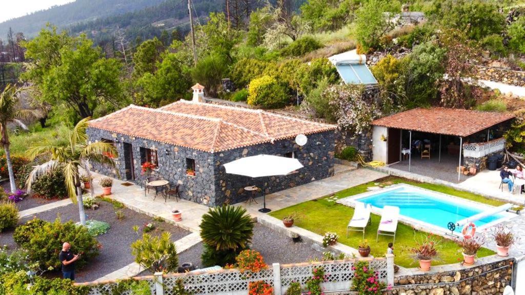 Climatized Pool Free Wifi Casa Rural Las Pareditas Tijarafe Exteriér fotografie